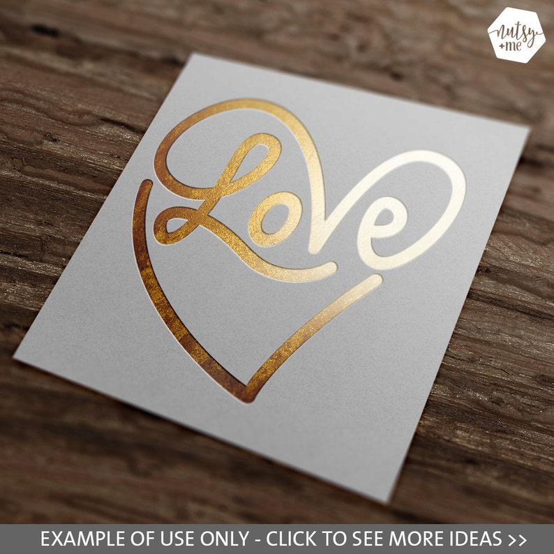 Download Love Svg Infinity Love Heart Valentine Svg Silhouette Etsy