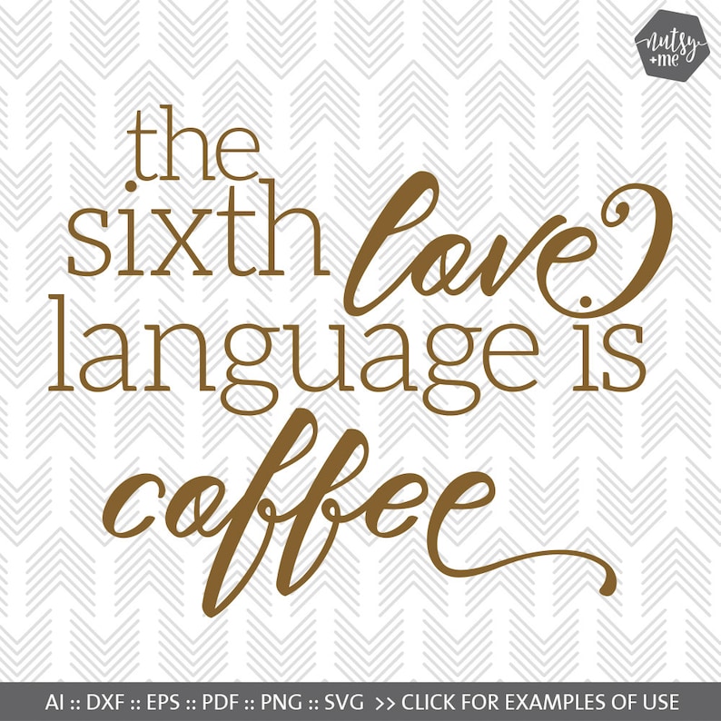 Download Coffee SVG Funny Coffee Quote Silhouette Cut Files Love | Etsy