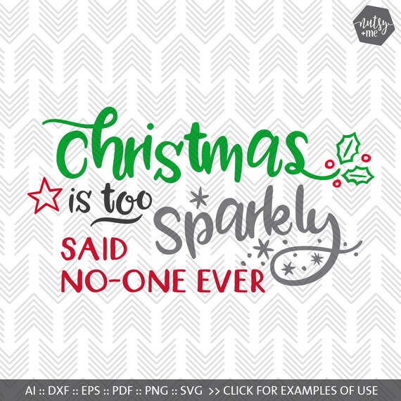 Download Christmas Svg Svg Files For Cricut Sparkle Svg Christmas Etsy PSD Mockup Templates