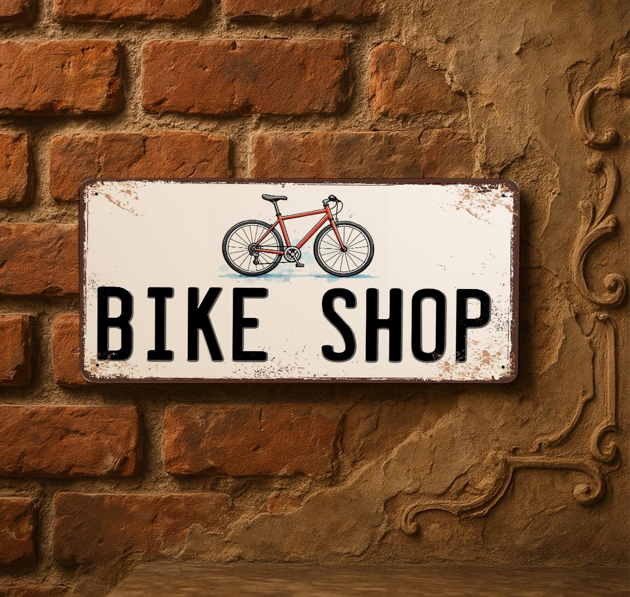 自転車店の看板 - Etsy 日本
