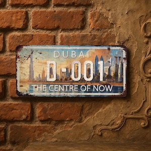 Dubai license plate - Etsy 日本