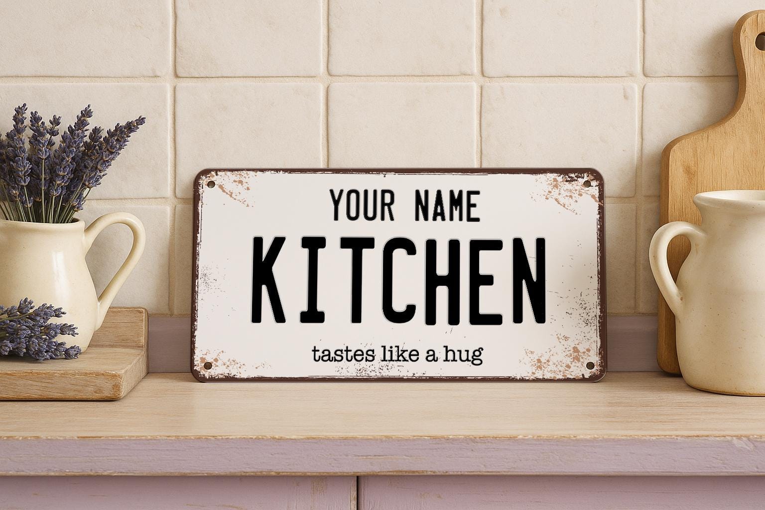 Personalized Kitchen Sign: Funny Custom Metal Decor (15x30 Cm) - Etsy