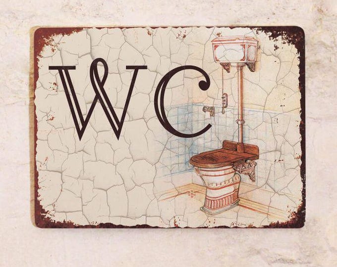 Schöne Wc Schild Vintage Fotos