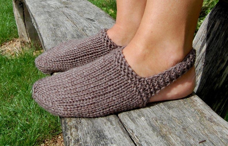 Knit Indoor Clogs Toe Warmer Foot Warmers Bed Socks Etsy