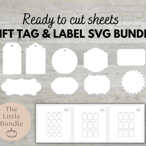Tag SVG bundle label svg price tag template gift tag template label svg tag round tag rectangle tag circle tag shapes label canning gifts