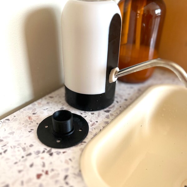 Play kitchen tap mount play kitchen sink accessories play kitchen tap holder functional tap holder for ikea Duktig tap mount toy kitchen tap