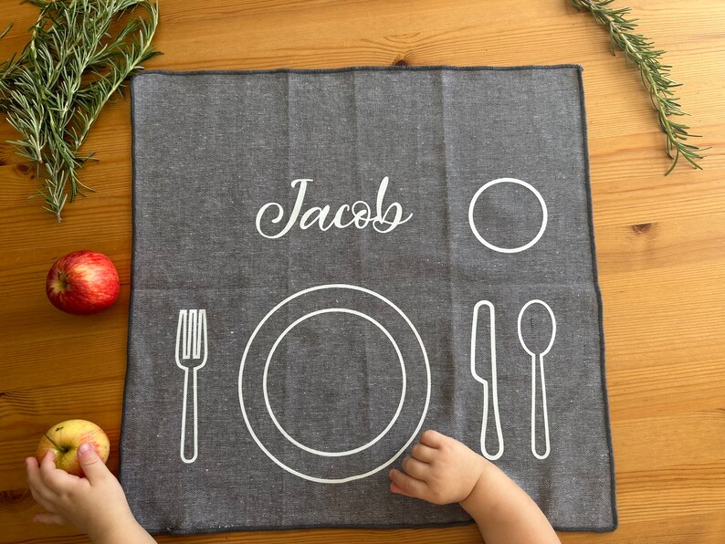 Childrens Placemat Kids Kitchen Tools Kids Utensils Kids Etsy Australia