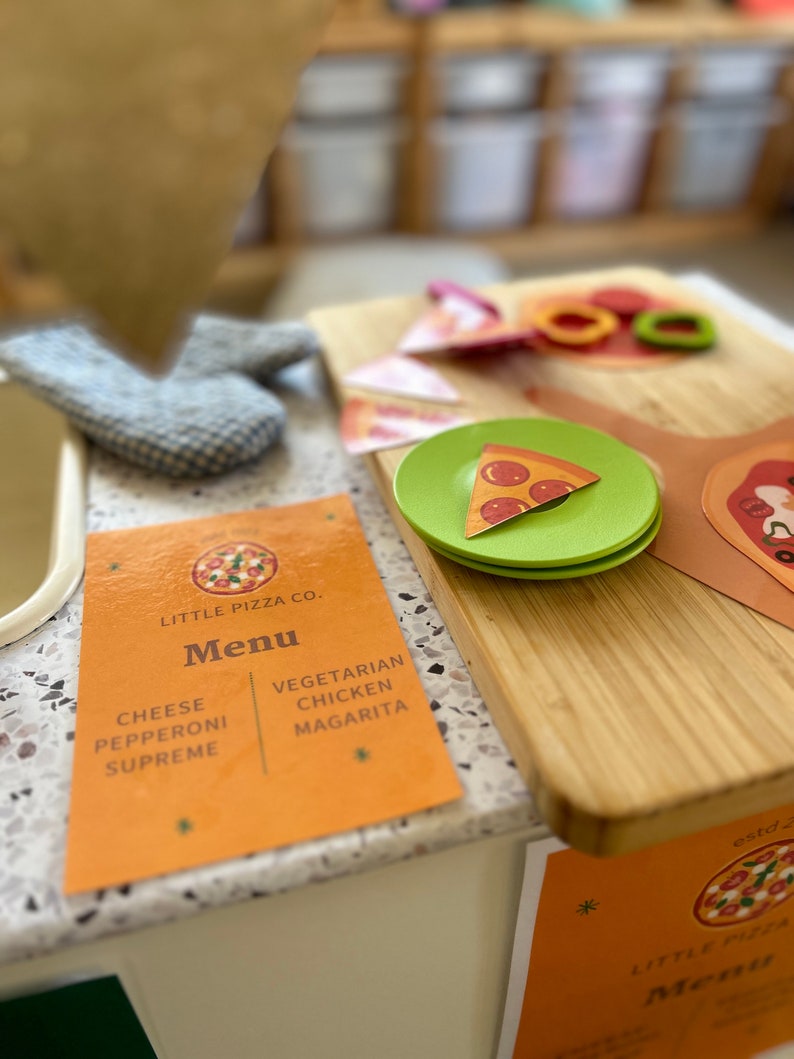 Play Food Printables, Play Kitchen Printable Pretend Play Food for Kids ...