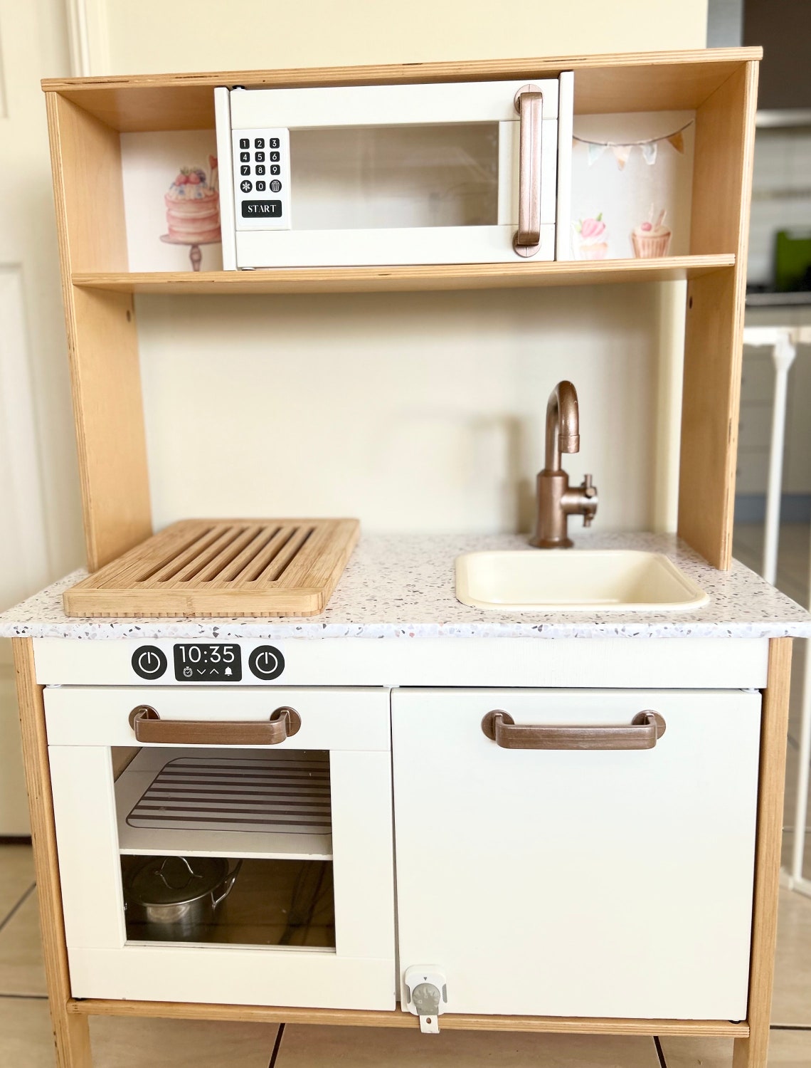 Play Kitchen Sticker Play Kitchen Decal Play Kitchen Stove Etsy Australia