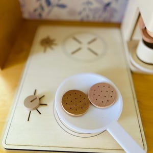 Jeu de réchaud IKEA Duktig, jeu d'accessoires de cuisine, jeu de plaque de cuisson, faire semblant de réchaud en bois, jeu de hack de cuisine