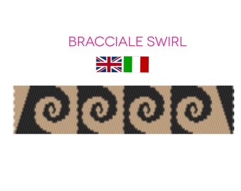 Spiral Armband & Ohrringe Muster: Peyote Perlen Anleitung (PDF)