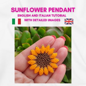 schema girasole, tutorial girasole, girasole perline, girasole pdf, tutorial girasole pdf, schema girasole perline, istruzioni girasole