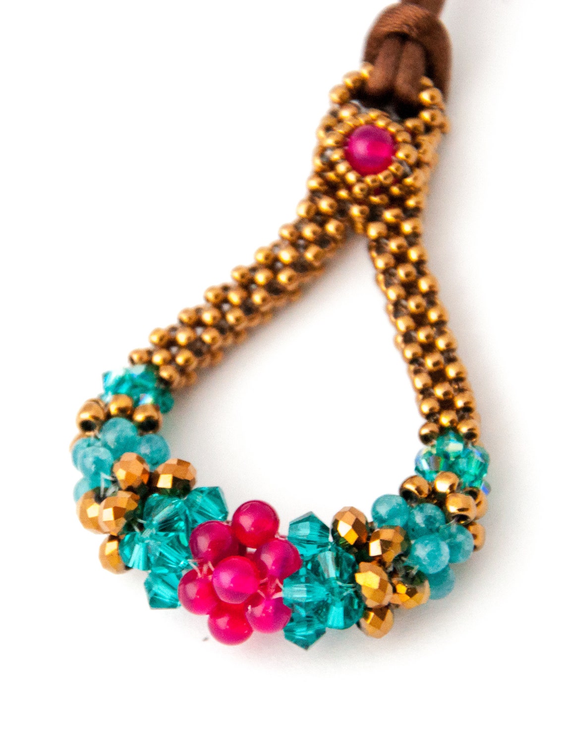 Blue drop Pendant Tutorial PDF PATTERN ENGLISH or Italian Etsy France