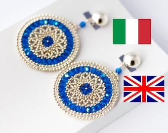 ENGLISH or Italian VIDEOTUTORIAL Notre Dame de Paris Earrings