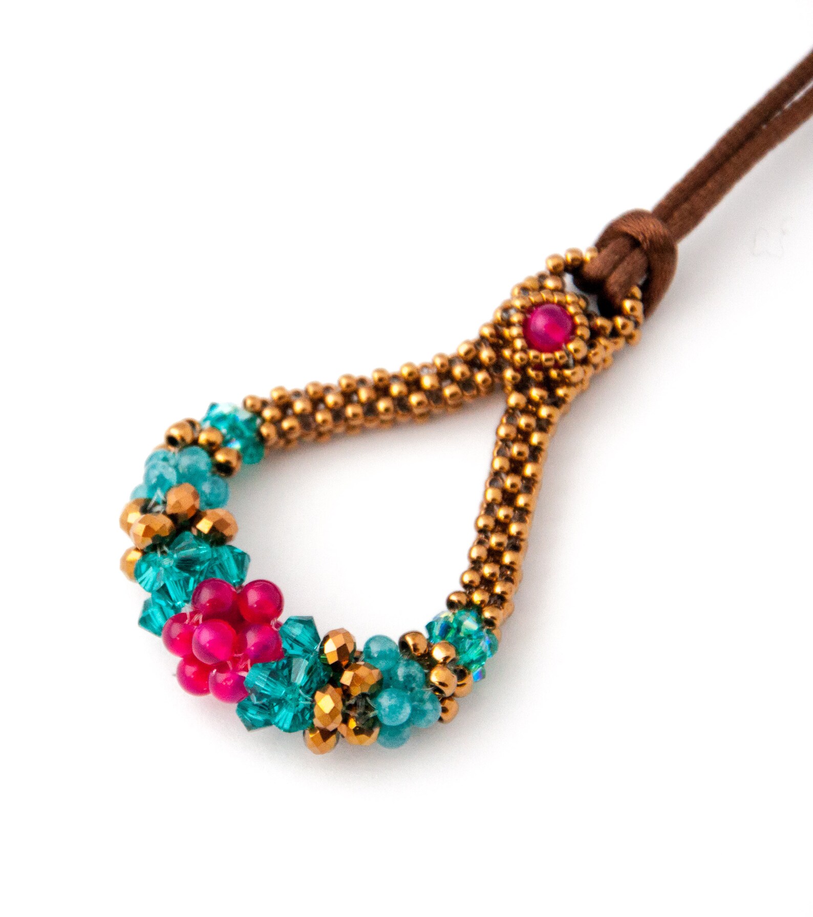 Blue Drop Pendant Tutorial PDF PATTERN ENGLISH or Italian Etsy