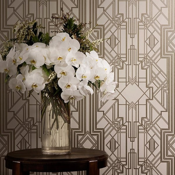 Gatsby Art Deco Wallpaper - Etsy