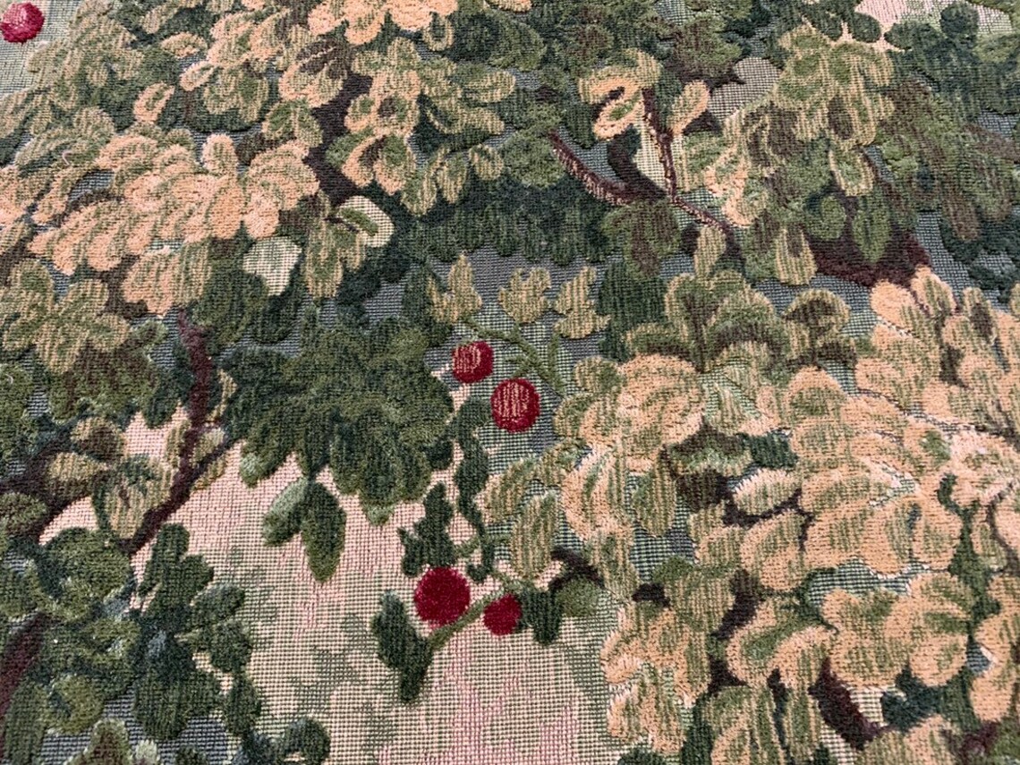 Scalamandre Colony cut velvet fabric tapestrylike verdure Etsy