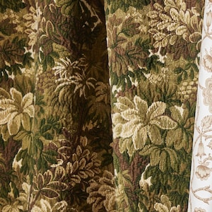 5 or 10 yards - Scalamandre Old World Weavers Ridge Edge Moss fabric - tapestry verdure  - 17th 18th century tapestry (also by the yard)