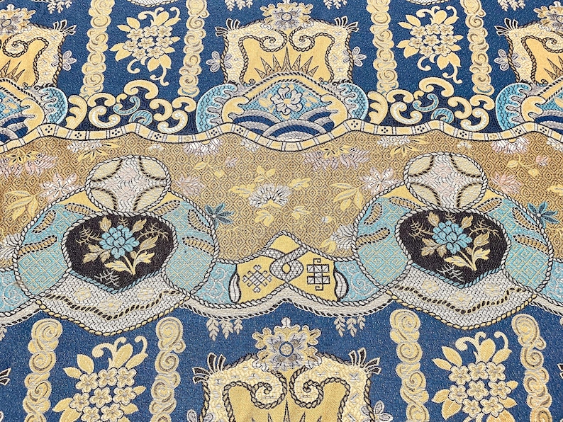 Luxury Chinoiserie Fabric Clarence House Dragon Empress Blue Etsy