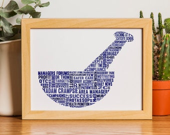 Personalised Pestle and Mortar Pharmacist Word Art Gift