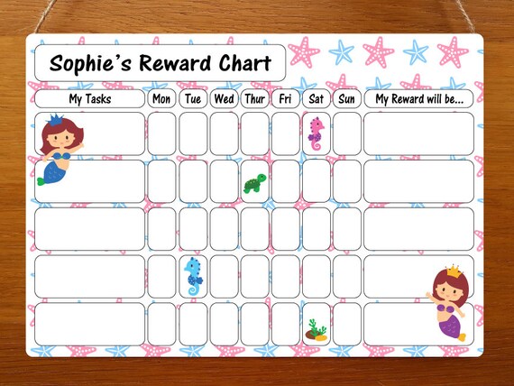 Whiteboard Reward Chart