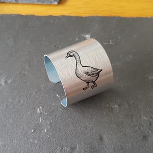 Personalised Goose Napkin Ring - can be fully personalised