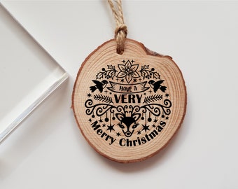 Have a Very Merry Christmas, Deer Head, Botanicals, Cardmaking, Gift Tags, Christmas Crafts, Rubber Stamp