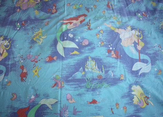 Disney Cti Little Mermaid Duvet Cover Ariel Treasure Chest Etsy