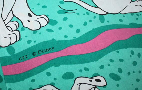 Vintage Disney Cti 101 Dalmatians Duvet Cover Twin Bed Made In Etsy