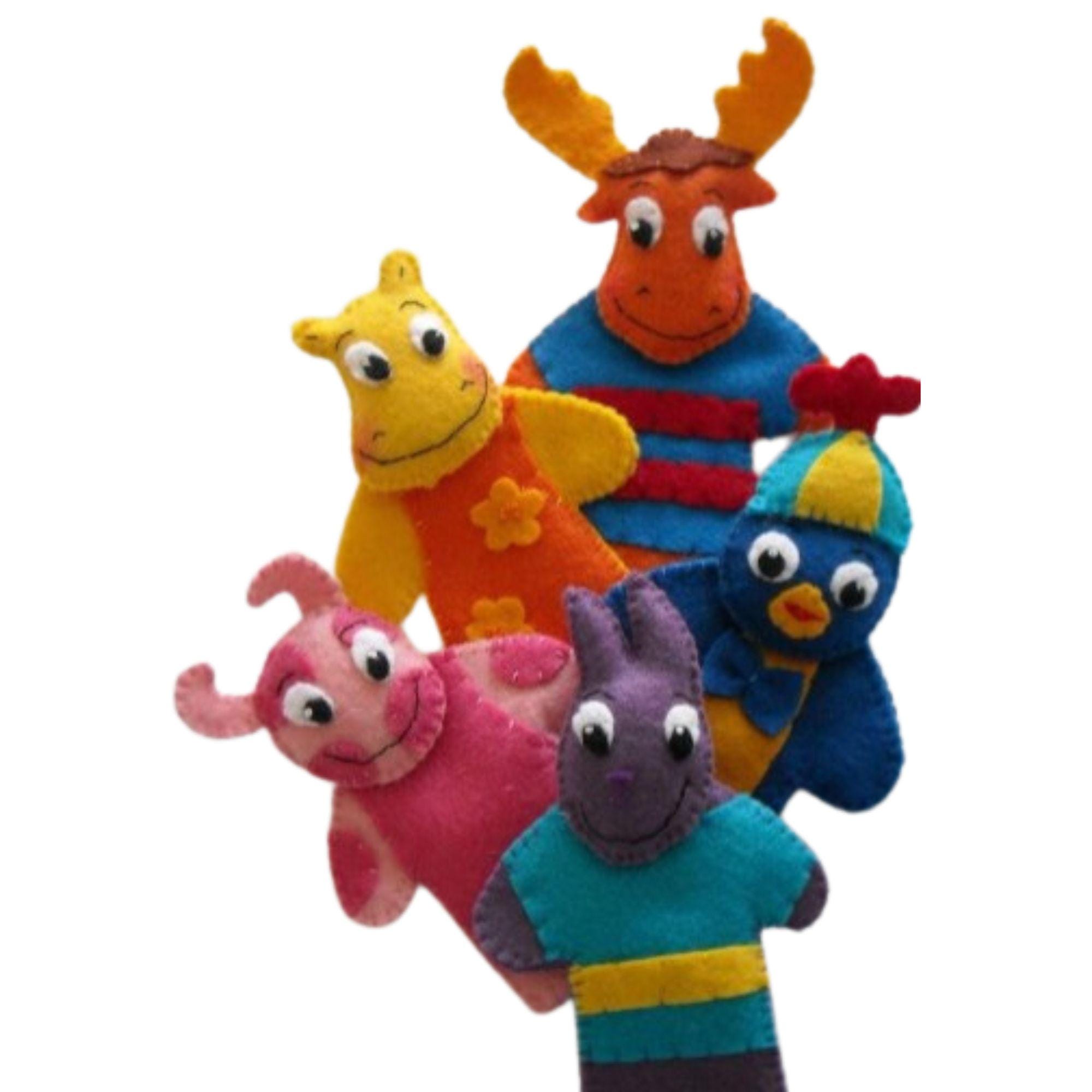 Backyardigans Felt Finger Puppets - Etsy
