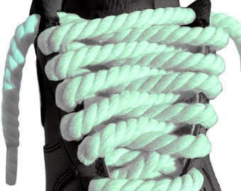 Thick Rope Shoe Laces Cream Sail Off White Braided Shoelaces Travis SB Dunk