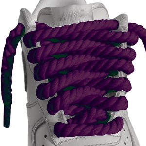 Thick Rope Shoe Laces Cream Sail Off White Braided Shoelaces Travis SB Dunk