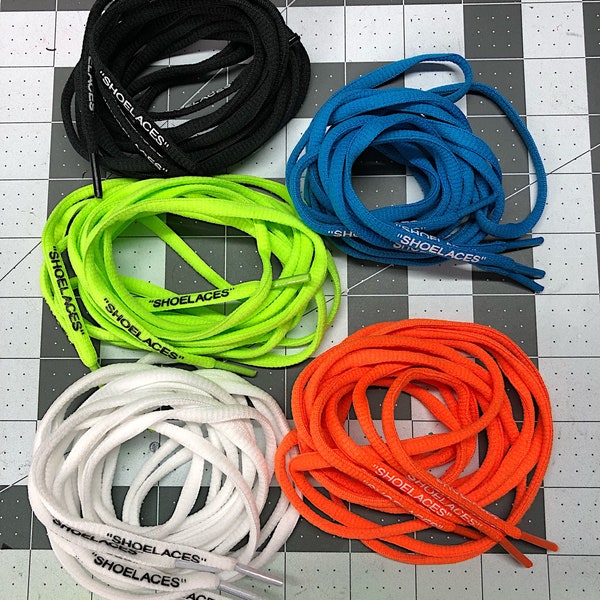 Off White Oval Replacement Laces (6 Colors) Presto Vapormax