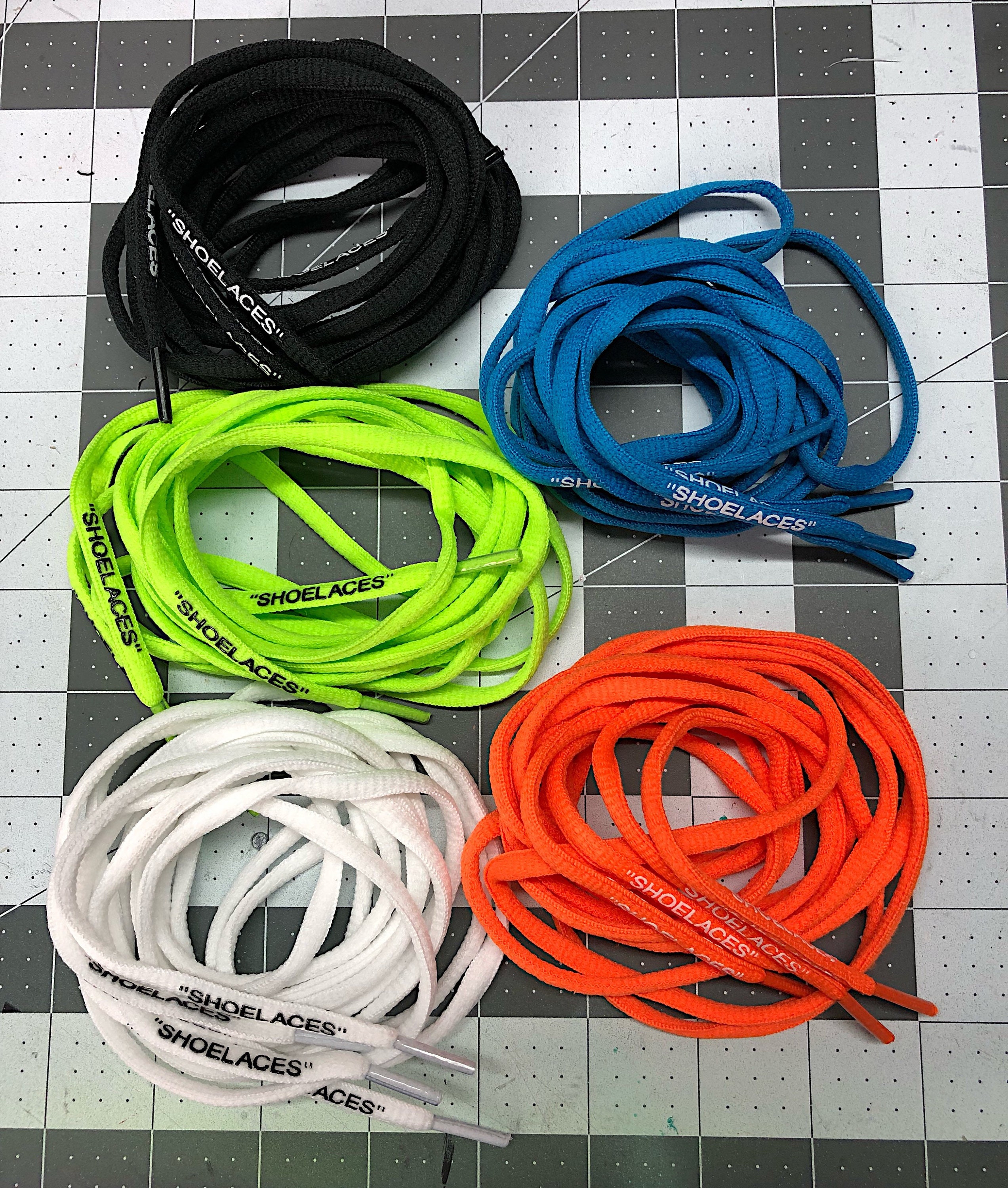 Off White Oval Replacement Laces 6 