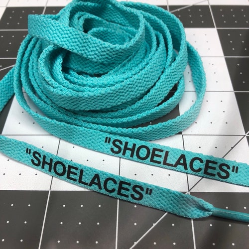 off white blue laces