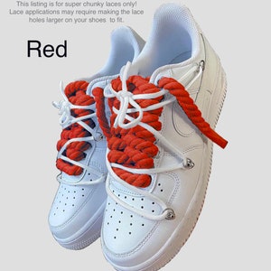 AF1 Thick Rope Shoe Laces Travis SB Dunk AJ off White Braided Shoelaces  Fashion Sneakers Style 
