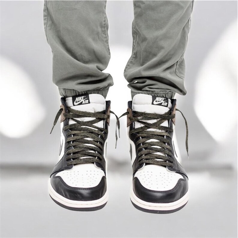 Vintage Distressed Knit Aged Shoelaces for Jordan 1, Air Force 1 & More! image 5