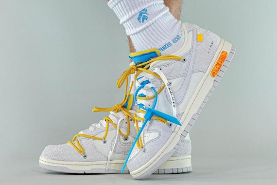 Prisnedsættelse Sobriquette Overskyet Off White Rubber Tip Overlaces Shoelaces for Lot 50 Dunk Low - Etsy