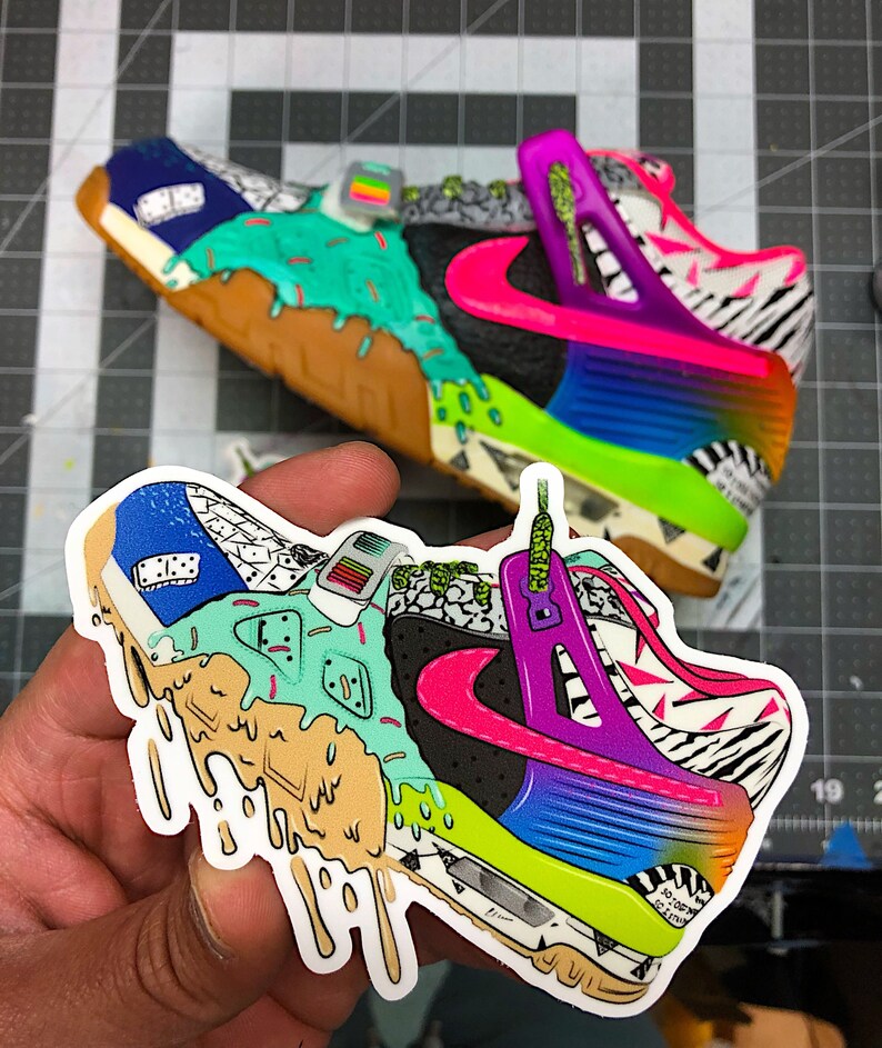 4 Sneakerhead Sticker Pack Jordan 1 Cactus Jack / off White Etsy
