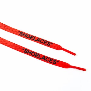 Off White Flat Replacement &quot;SHOELACES&quot; Shoe Laces