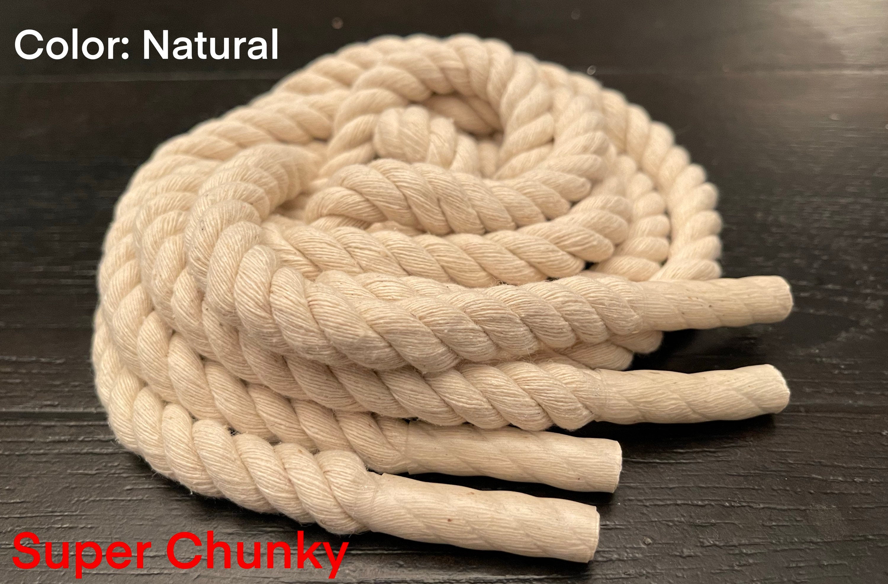 Super Chunky Thick Braided Rope AF1 Shoelaces for Air Force 1, Dunks,  Jordans & More 