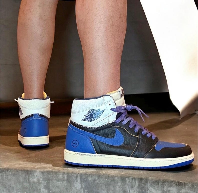 Vintage Distressed Knit Aged Shoelaces for Jordan 1, Air Force 1 & More! image 3