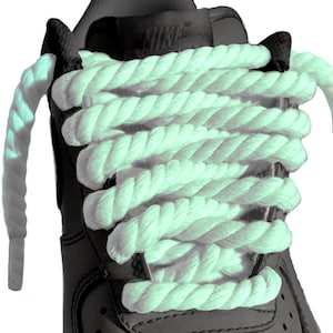 Thick Rope Shoe Laces Cream Sail Off White Braided Shoelaces Travis SB Dunk