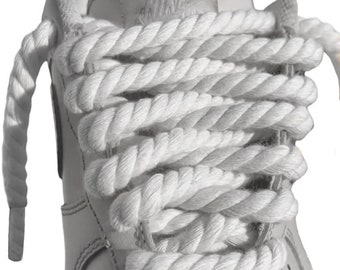 Thick Rope Shoe Laces Cream Sail Off White Braided Shoelaces Travis SB Dunk