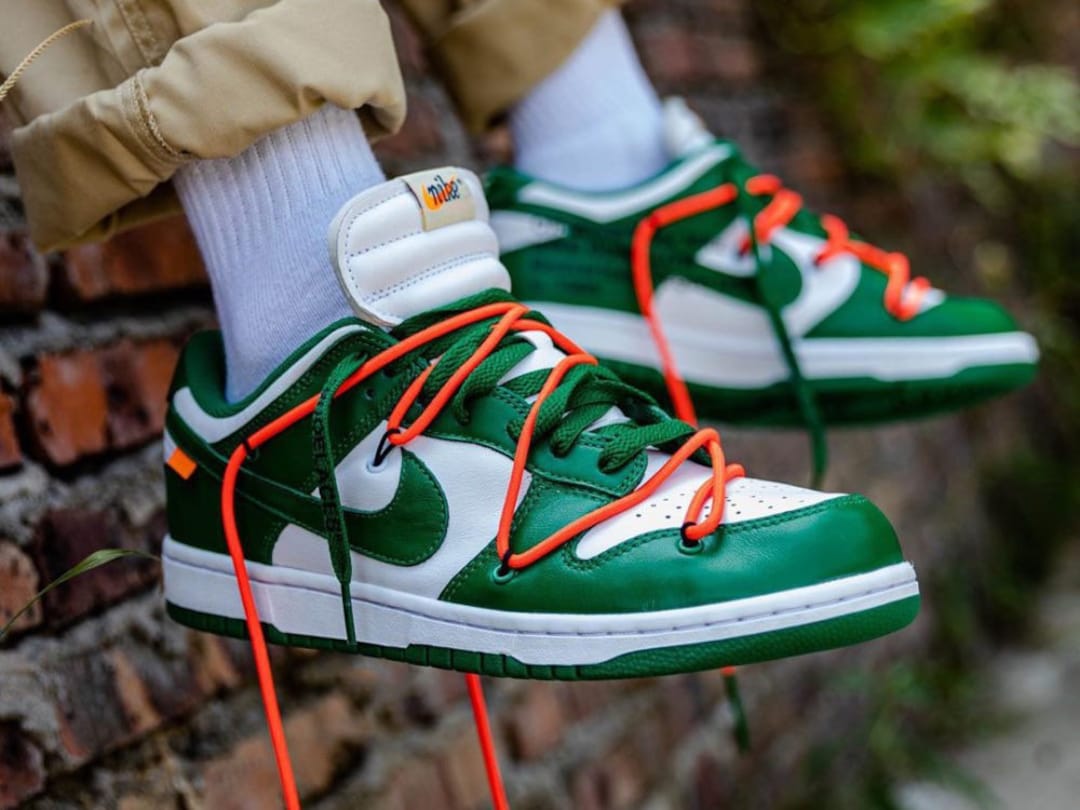 Off White Rubber Tip Overlaces Shoelaces for Lot 50 Dunk Low
