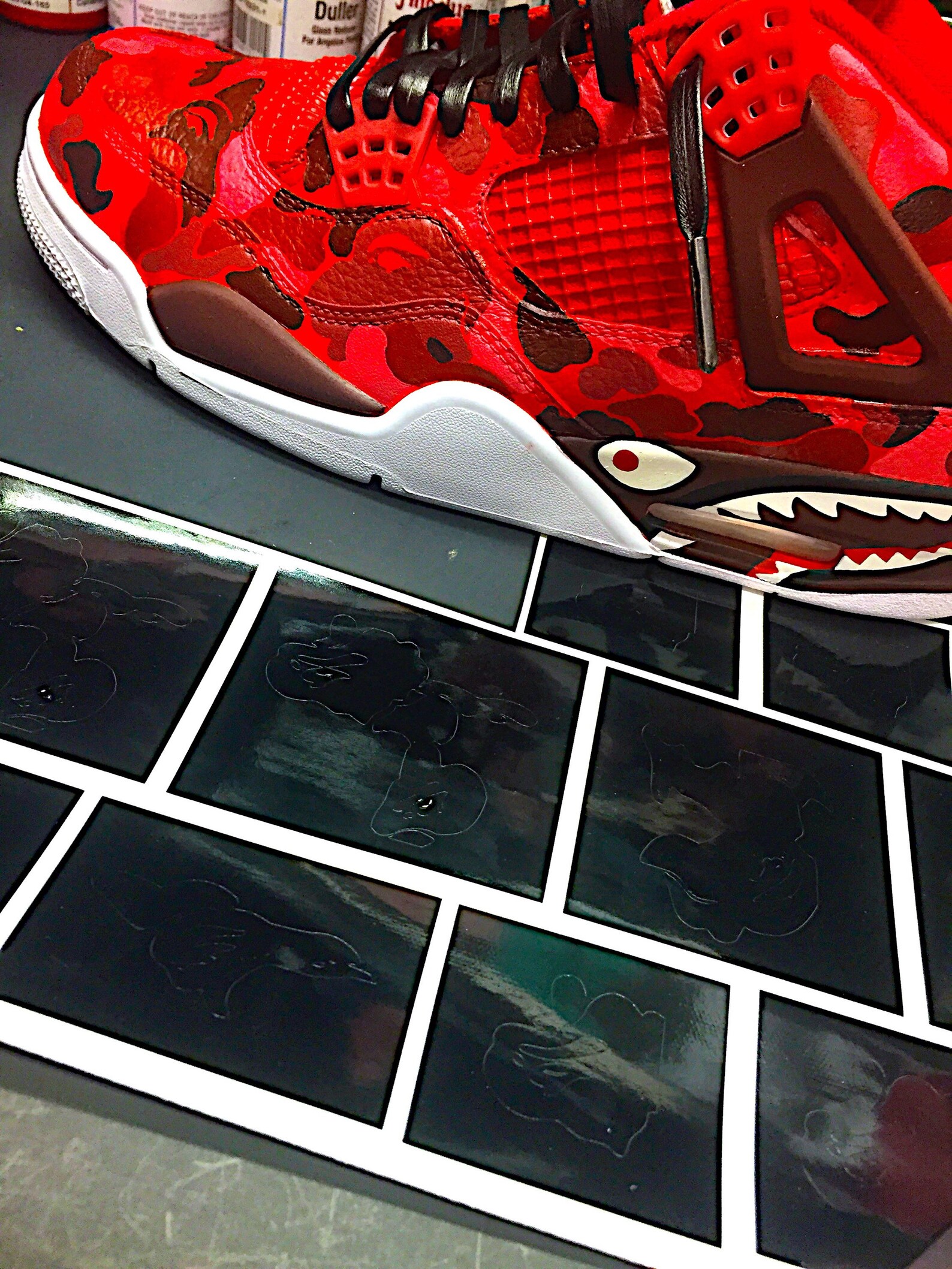 Ape Stencils to Customize Shoes & Other Surfaces Etsy