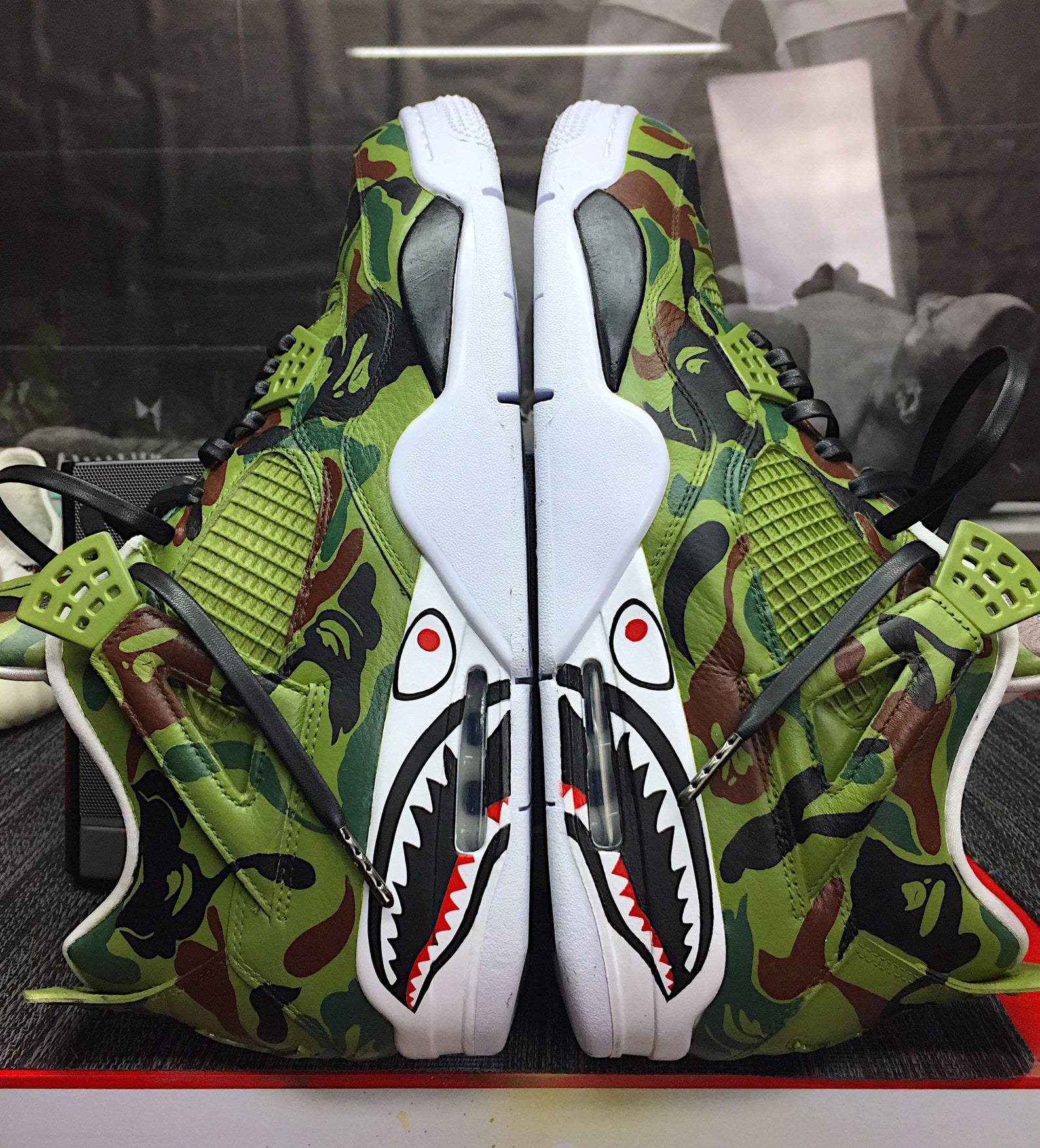 custom bape shoes
