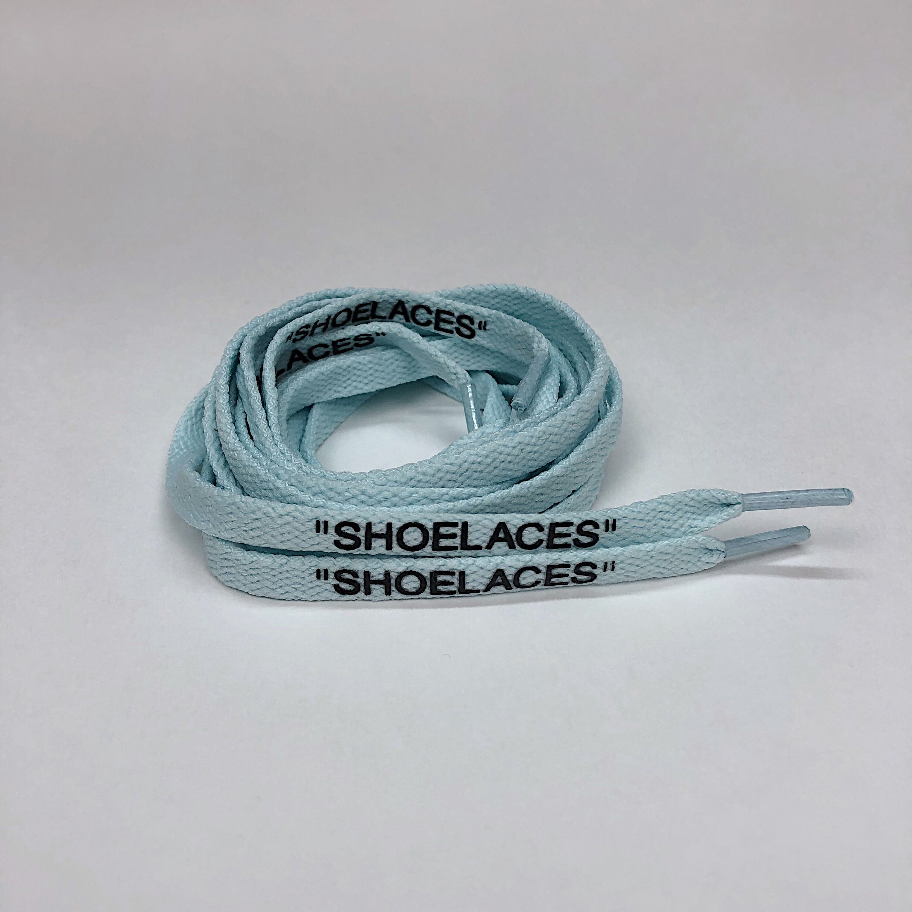 51" and 62" Off-White wax tip shoelaces 