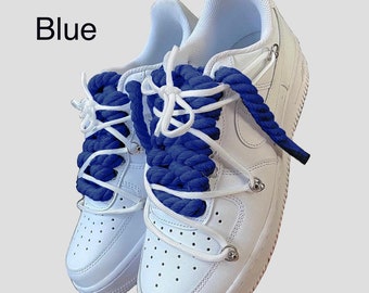 Super Chunky Thick Braided Rope AF1 Shoelaces for Air Force 1