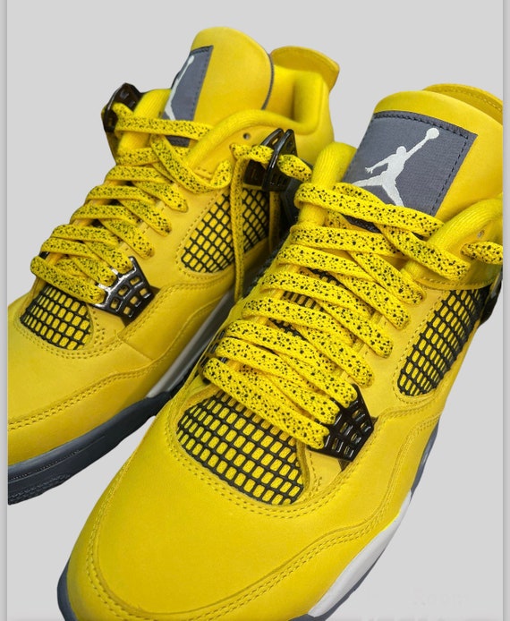 Jordan 4 shop white laces
